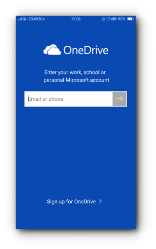 download options for onedrive android